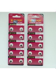 Resim Tianqiu AG4 LR626H/377A Alkalin Düğme Pil 2 x 10'lu 