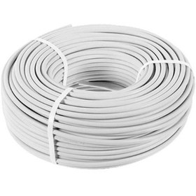 Resim Has Ttr Bakır Enerji Kablosu 2x1,5 50 Metre Beyaz Renk 