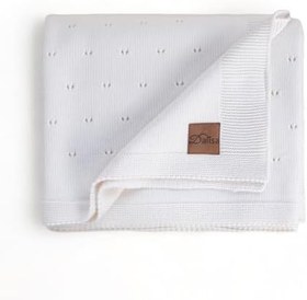 Resim Dalisa Yumuşak Koltuk Şalı, Hafif Örgü Battaniye, Nefes Alabilen Çok Yönlü, Her Mevsime Uygun Örtü, Oeko-Tex Sertifikalı Drop 130x170 cm (Ekru) 