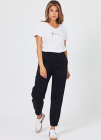 Resim Kadın Nenya Şalvar Jogger Pantolon - Siyah - SİYAH / XL / 25 