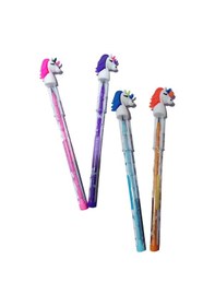 Resim 4 Adet Unicorn Başlıklı Yumurtalan Kuşun Kalem Çok Renkli 