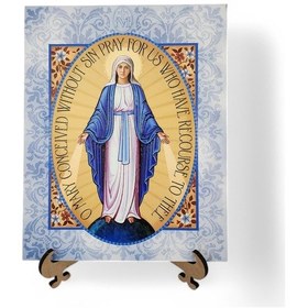 Resim Mucizevi Madalya İkona 