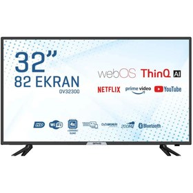 Resim ONVO OV32300 HD 32" 82 Ekran Uydu Alıcılı webOS Smart LED TV 