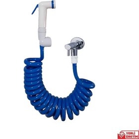 Resim Plasyay Spiral Taharet Matik Hortum Seti 350 CM Mavi 