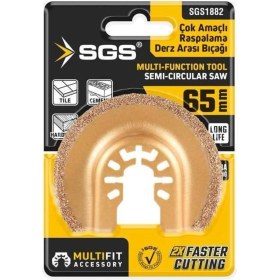 Resim Sgs 1882 Derz Arası Raspalama Bıçağı 65 mm Karbür 