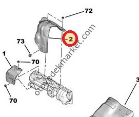 Resim PEUGEOT 301 1,6 HDI TURBO ÜST ISI KALKANI 