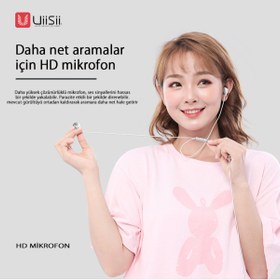 Resim uiisii UİİSİİ kulakiçi type-c girişli kablolu kulaklık 