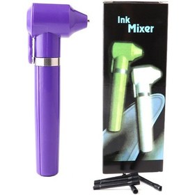 Resim Maiyame Profesyonel Dövme Mürekkebi Karıştırıcı - Hızlı Karışım, Plastik, Mor Renk, Pil Dahil Değil 