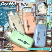 Resim 4 adet Rulo Nokta Bant Çift Taraflı Yapışkan 6mm x 5m, Morandi Renk Stili Scrapbooking, Kollaj ve Fotoğraf Albümleri için Uygun, Günlük, El Sanatları, Ofis, Okula Dönüş Hazırlığı için Kaymaz Çok Amaçlı Yapıştırıcı, Taşınabilir Plastik Şişe ile Hassas Uç, Pürüzsüz Uygulama, Malzemeler Yapma, Ofis Çalışanları için 