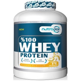 Resim Whey Protein 2257 Gr Muz Aromalı Protein Tozu 24 Gram Protein 74 Servis 