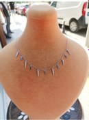 Resim Firuze Gümüş Aşk Sallamalı Gümüş Kolye F1600950 