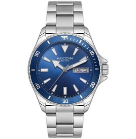 Resim Mascionni Gümüş Çelik Kordon Erkek Kol Saati Lm.1.2400.02 Gümüş 