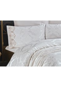 Resim Çeyiz Diyarı Crown Yatak Örtüsü Krem (441789531) Krem 