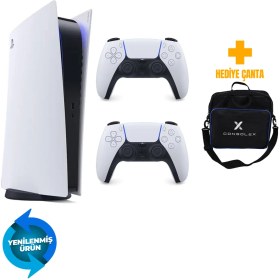 Resim Sony PS5 Dijital 825GB Standart Kasa + Çift Kol + ConsoleX Çanta (Yenilenmiş – 2 Yıl Garantili) 
