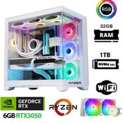 Resim XASER Sword X90 Ryzen 5 5600 32GB Ram 1TB M.2 NVMe SSD 6GB RTX3050 Sıvı Soğutmalı Oyuncu Bilgisayarı 