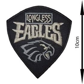 Resim REMSATİC Ütü Ile Yapışan Arma - Yama - Patch - Eagles Modeli (9cm X 10cm) 