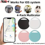 Resim 4 adet GPS Akıllı Kayıp Bulucu - Gerçek Zamanlı Takip, Kurulum Gerektirmez, Evcil Hayvanlar, Çantalar, Bagajlar, Bisikletler, Arabalar için Uygun, IOS Sistemi ile Uyumlu Bul Find My Uygulaması, Güvenli ve Gizli (Sadece IOS için) 