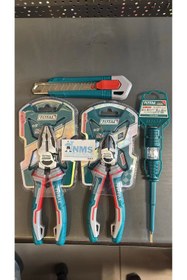 Resim TOTAL 180 MM Pense ve 160 MM Yan Keski 190 MM Kontrol Kalm Seti 4 Parça Yüksek Kalite NMS HIRDAVAT 