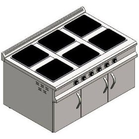 Resim Csa Karacasan 150 Cm Elektrikli 6 Li Dolaplı Ocak 