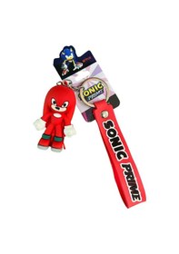 Resim Sasta Lisanslı Silikon Anahtarlık 582648-kırmızı Sonic 