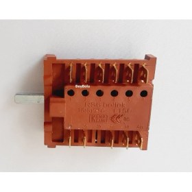 Resim Eminçelik Fırın Komutatör 6+5 , Fırın Kademe Anahtarı 6 Konum + Off 