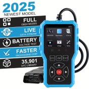 Resim 2025 En Son Model OBD2 Tanısal Tarayıcı Aracı Tam OBDII Özellikleriyle, Mod 6/8, Motor Kodu Okuyucu, Gerçek Zamanlı Veri, Pil Voltaj Testi, Sıfırlama Fonksiyonu, 1996'dan Sonra Tüm OBDII/EOBD Araçlar İçin Uygun - USB ile Çalışır, Çalışma Voltajı ≤36V 