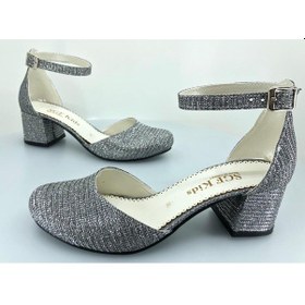 Resim İremsu 2811 Kız Çocuk Topuklu Burnu Kapalı Ayakkabı Çok Renkli 