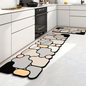 Resim 1 adet Yaratıcı Bulmaca Banyo Matı - Kaymaz, Süper Emici Hızlı Kuruyan, Şeffaf ve Kalın, Kolay Temizlenebilir, Noel Dekoru ve Banyo Eğlencesi için Mükemmel, Banyo Matı 