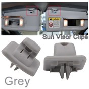 Resim Lasonstiges 2 Adet İç Güneşlik Kanca Klipleri Güneşlik Klip Askı Tutucu Sunroof Tutucu Citroen Ds3 Xsara Picasso C5 C8 Toyota Aygo Için 
