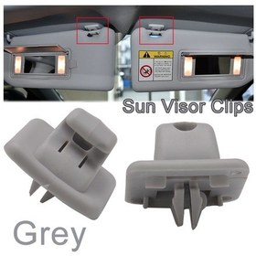 Resim Lasonstiges 2 Adet İç Güneşlik Kanca Klipleri Güneşlik Klip Askı Tutucu Sunroof Tutucu Citroen Ds3 Xsara Picasso C5 C8 Toyota Aygo Için 