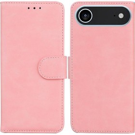 Resim İpohone Uyumlu 17 Air İçin Premium Pu Deri Mıknatıslı Stand Tutucu Kartlık Flip Kılıf 