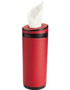 Resim Honeybeeshop Kırmızı Çok Fonksiyonlu Suni Deri Araç Tutucu Emniyet Çekiçli Yuvarlak Havluluk 