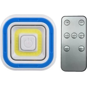 Resim PM-6937 Cob Ledli Pilli Uzaktan Kumandalı Tekli Lamba 