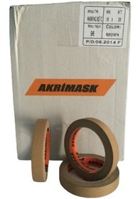 Resim Akrimask Maskeleme Bantı 18 Mm X 35 Mt. Sarı 1 Koli 96 Ad. 