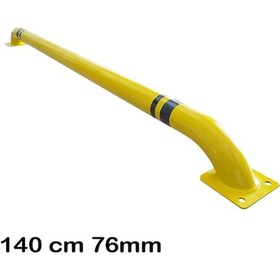 Resim Araç Stoperi Otopark Bölme Bariyeri Otopark Lastik Sonlandırma Demiri 140cm Ø76mm 2.5mm 