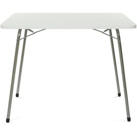 Resim Bofigo 60X80 Beyaz Katlanır Masa Kamp Masası Piknik Masası Beyaz 