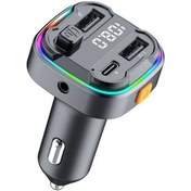 Resim Createtech Verici Usb Serbest Şarj Müzik Mp3 Fm Eller Cihazı Çift Çalar Çağrı C3 Bluetooth Araç Araba Adaptörü Si 