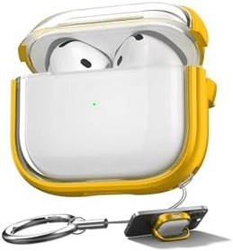 Resim Apple AirPods 3. Nesil Kılıf Renkli Kenar Kilitli Kapak Sarı, 87007143 