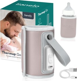 Resim Thermup Go Taşınabilir Biberon Isıtıcısı, USB Şarj, 24 Saat Isı Koruma 