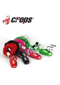 Resim Crops Q4 8x1800mm Değiştirilebilir Şifreli Bisiklet ve Çok Kullanışlı Kilit 