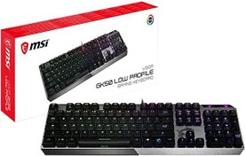 Resim Vigor GK50 Low Profile TR Q RGB Kailh Low Profile Switch Mekanik Kablolu Gaming Klavye MSI