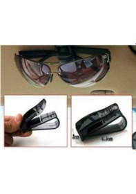 Resim Oto Araç Içi Mandallı Gözlük Tutucu Güneş Gözlüğü Tutma Klipsi 