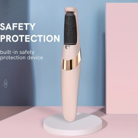 Resim Popüler Seçim USB Şarj Edilebilir Elektrikli Ayak Nasır Sökücü - Otomatik Törpü ve Pedikür Alet Seti, Pratik ve Çok Fonksiyonlu, Ayaklar ve Eller için Uygun, Elektrikli Ayak Törpüsü Nasır Sökücü, Pürüzsüz Ayaklar Yaratın 