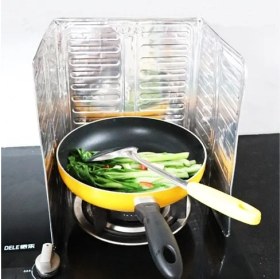 Resim Ttt Alüminyum Ocak Yağ Koruyucu Paravan Çok Amaçlı Kullanım İçin 1 Parça Isıya Dayanıklı 