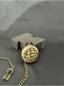 Resim QUARTZ RETRO GEMİ KÖSTEKLİ SAAT 