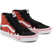 Resim Vans Kırmızı Erkek Lifestyle Ayakkabı VN0005UJGWP1 SK8-Hi Flame 