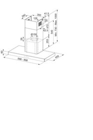 Resim Franke Crystal FCR 625 TC XS 60 CM Duvar Tipi Davlumbaz 