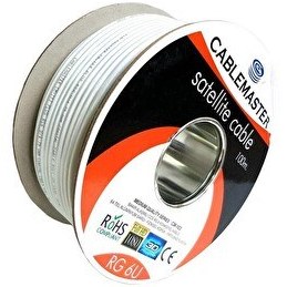 Resim Cablemaster RG6U4 100 Metre 64 Tel Anten Kablosu 