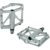 Resim Briviga PDL-3304 110x111mm Mtb Alüminyum CNC Rulmanlı Platform Pedal Gümüş 