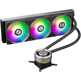 Resim Lian Li Galahad Aıo 360mm Siyah Rgb Işlemci Sıvı Soğutucu (G89.GA360B.01) 